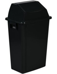 Probbax PB-1280-BLA: Papelera Pared 60 L Tapa Basculante