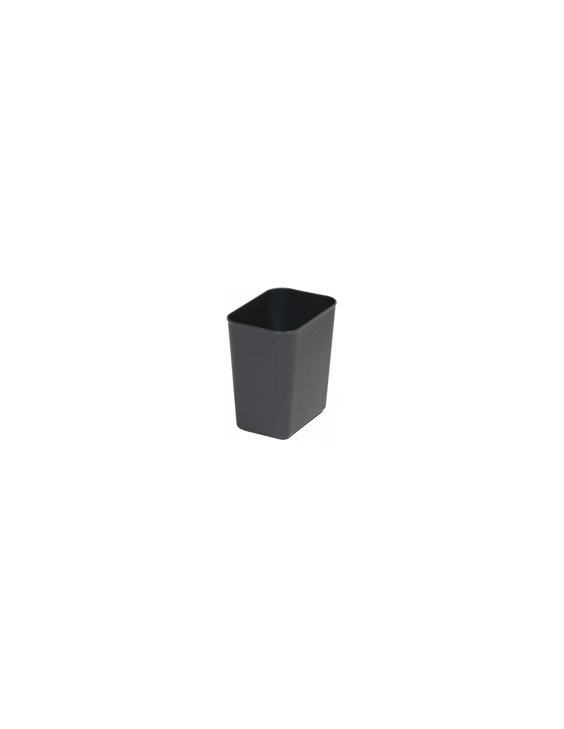 Probbax WB-1042-BRN: Papelera Redonda Efecto Piel 10 L