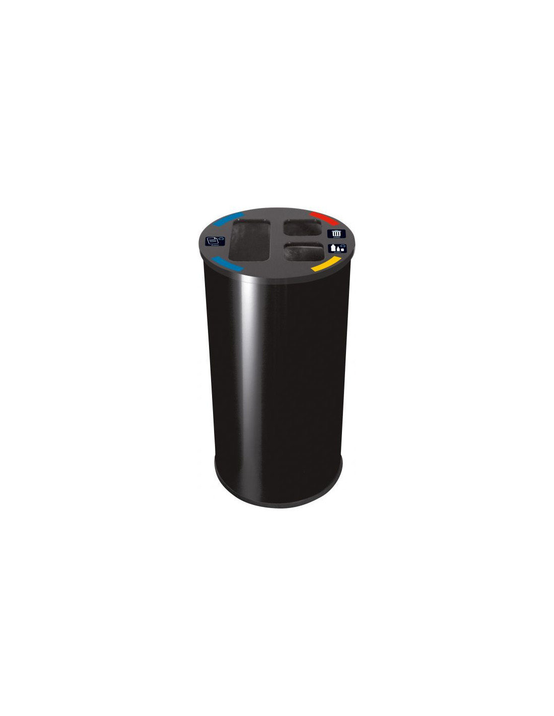 Probbax WB-1271-BLA: Papelera de Reciclaje 60 L