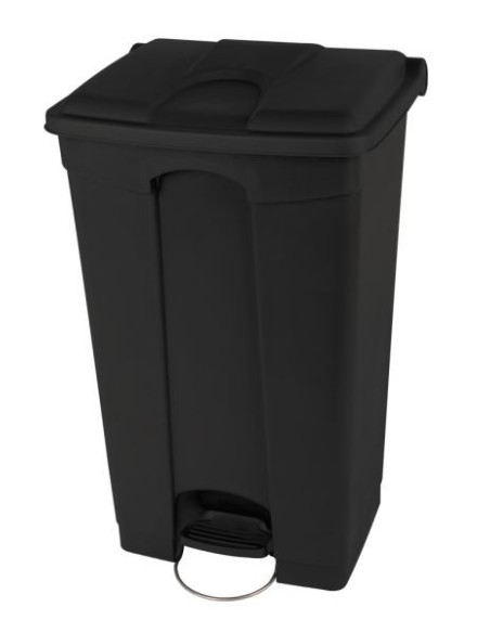 Probbax Contenedor de 90L más del 50% reciclado tapa negra