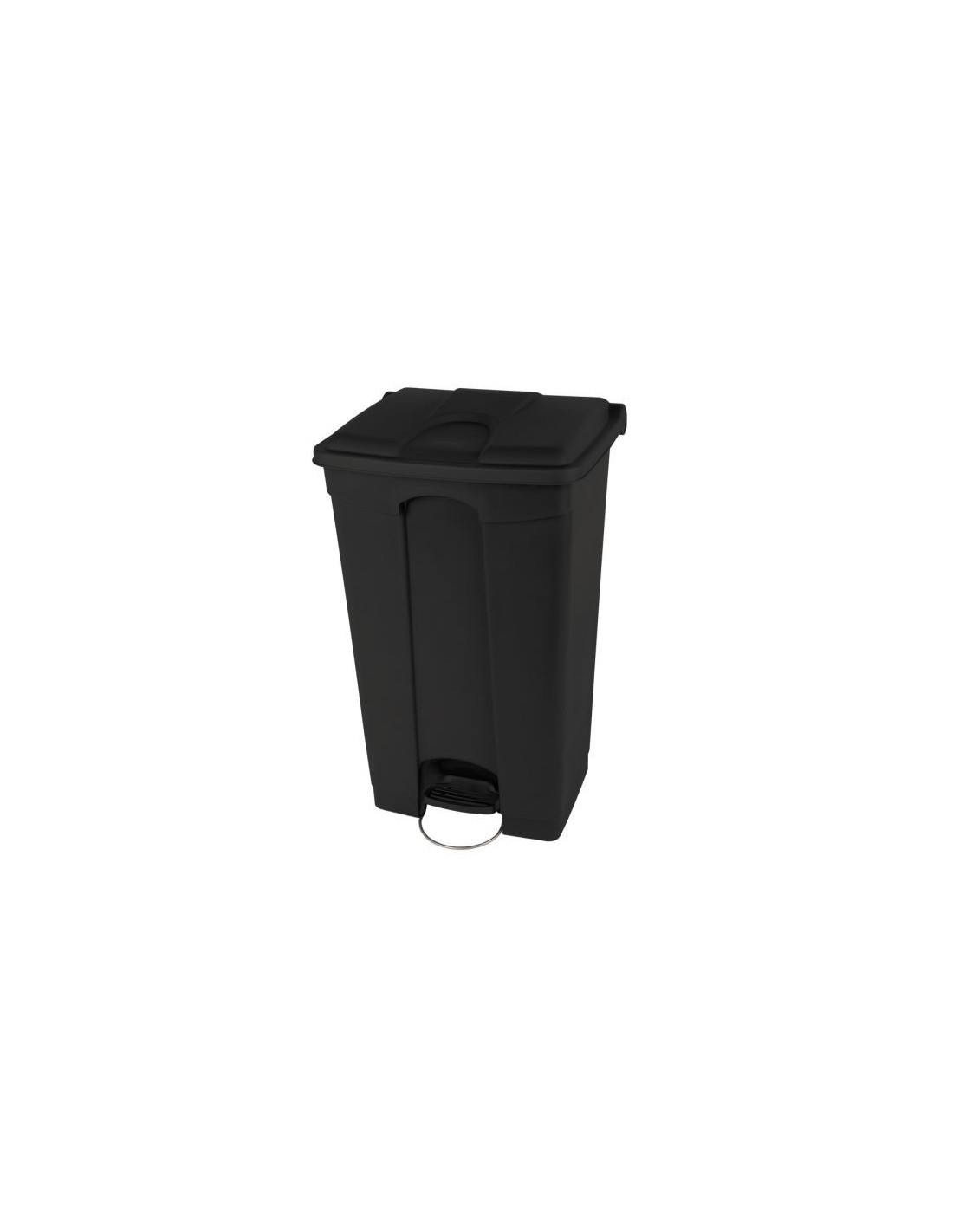 Probbax Contenedor de 90L más del 50% reciclado tapa negra