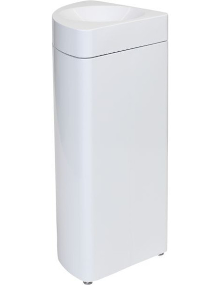 Probbax SE-4140-WHT: Contenedor Ignífugo 36 L 1/4 Círculo