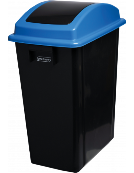 Probbax PB-1143-BBLU: Cubo Tapa Abatible 40 L Pack 5