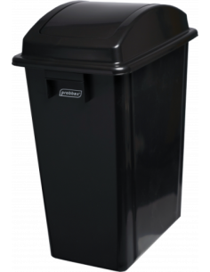 Probbax PB-1143-BLA: Cubo Tapa Abatible 40 L Pack 5