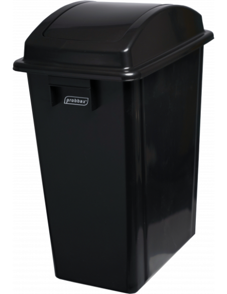 Probbax PB-1143-BLA: Cubo Tapa Abatible 40 L Pack 5
