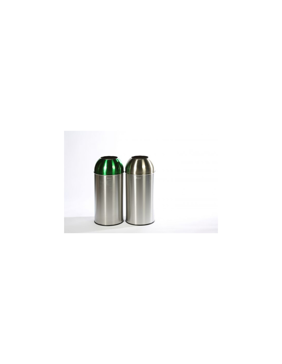 Probbax OD-6140-SGRN: Papelera Cúpula Abierta 40 L