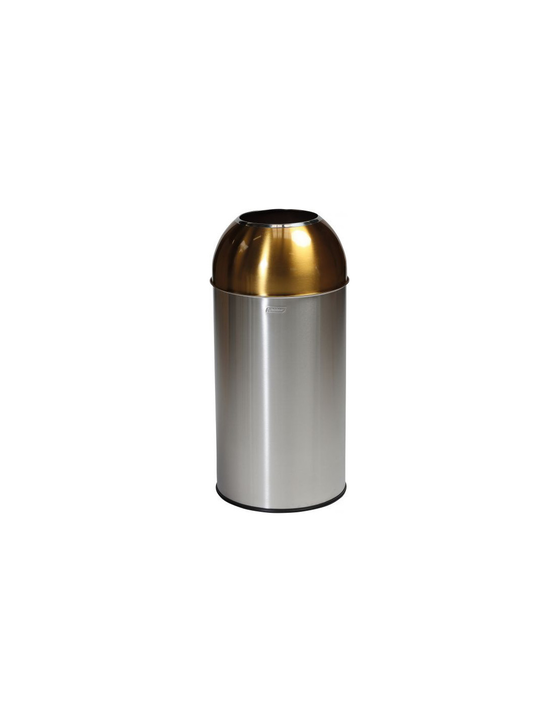 Probbax OD-6140-SYEL: Papelera Cúpula Abierta 40 L
