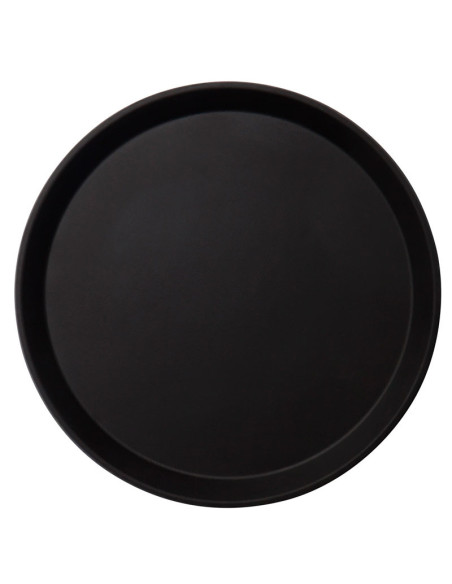 CAMBRO - 1600CT-110 - Pack 12 uds - Bandeja Camtread fibra vidrio redonda superficie antideslizante-perfil alto-40,5 cm