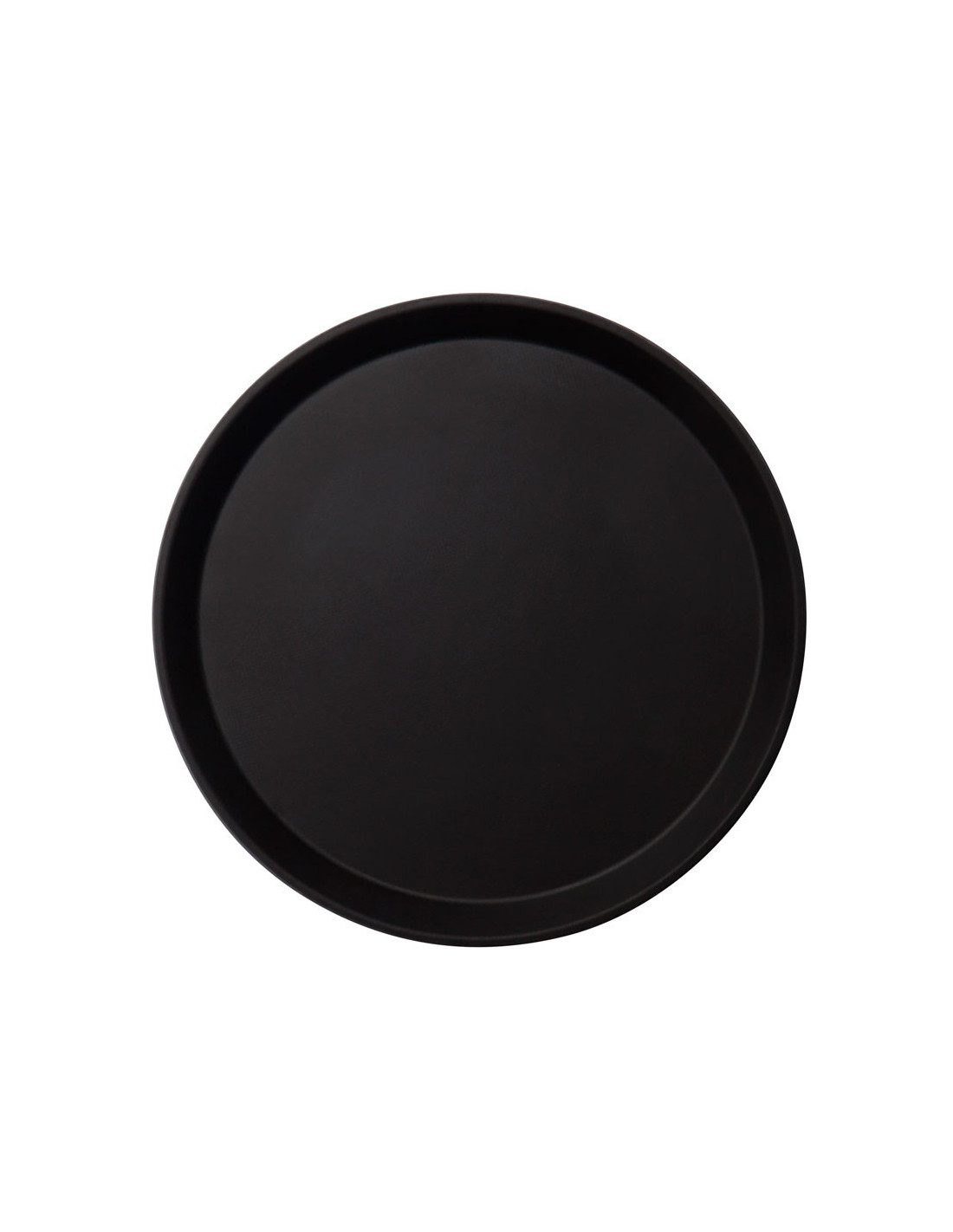 CAMBRO - 1600CT-110 - Pack 12 uds - Bandeja Camtread fibra vidrio redonda superficie antideslizante-perfil alto-40,5 cm