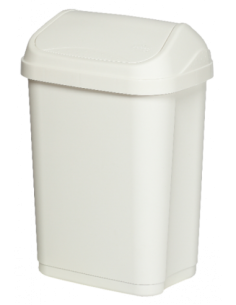 Probbax ST-0210-WHT: Papelera Basculante 10 L Pack 10