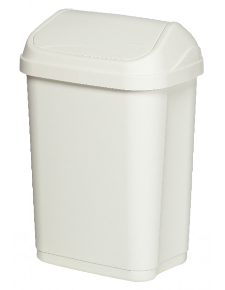 Probbax ST-0210-WHT: Papelera Basculante 10 L Pack 10