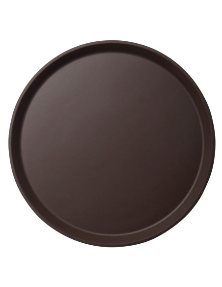 CAMBRO - 1600CT-110 - Pack 12 uds - Bandeja Camtread fibra vidrio redonda superficie antideslizante-perfil alto-40,5 cm