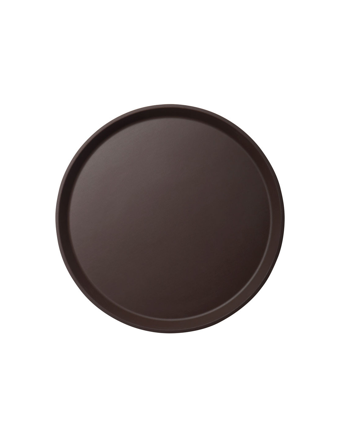 CAMBRO - 1600CT-110 - Pack 12 uds - Bandeja Camtread fibra vidrio redonda superficie antideslizante-perfil alto-40,5 cm
