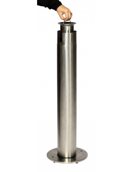 Probbax AT-0295-SSSTL: Cenicero Tubular XXL 5 L