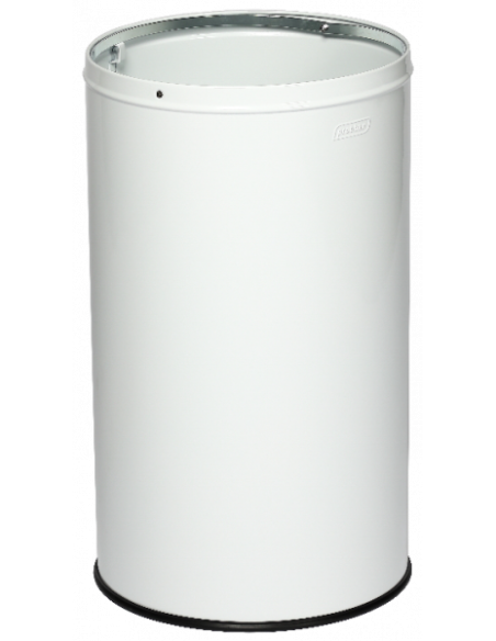 Probbax OD-6140-WHT: Papelera Cúpula Abierta 40 L