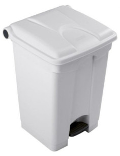 Probbax SO-1245-WHT: Contenedor con Pedal 45 L