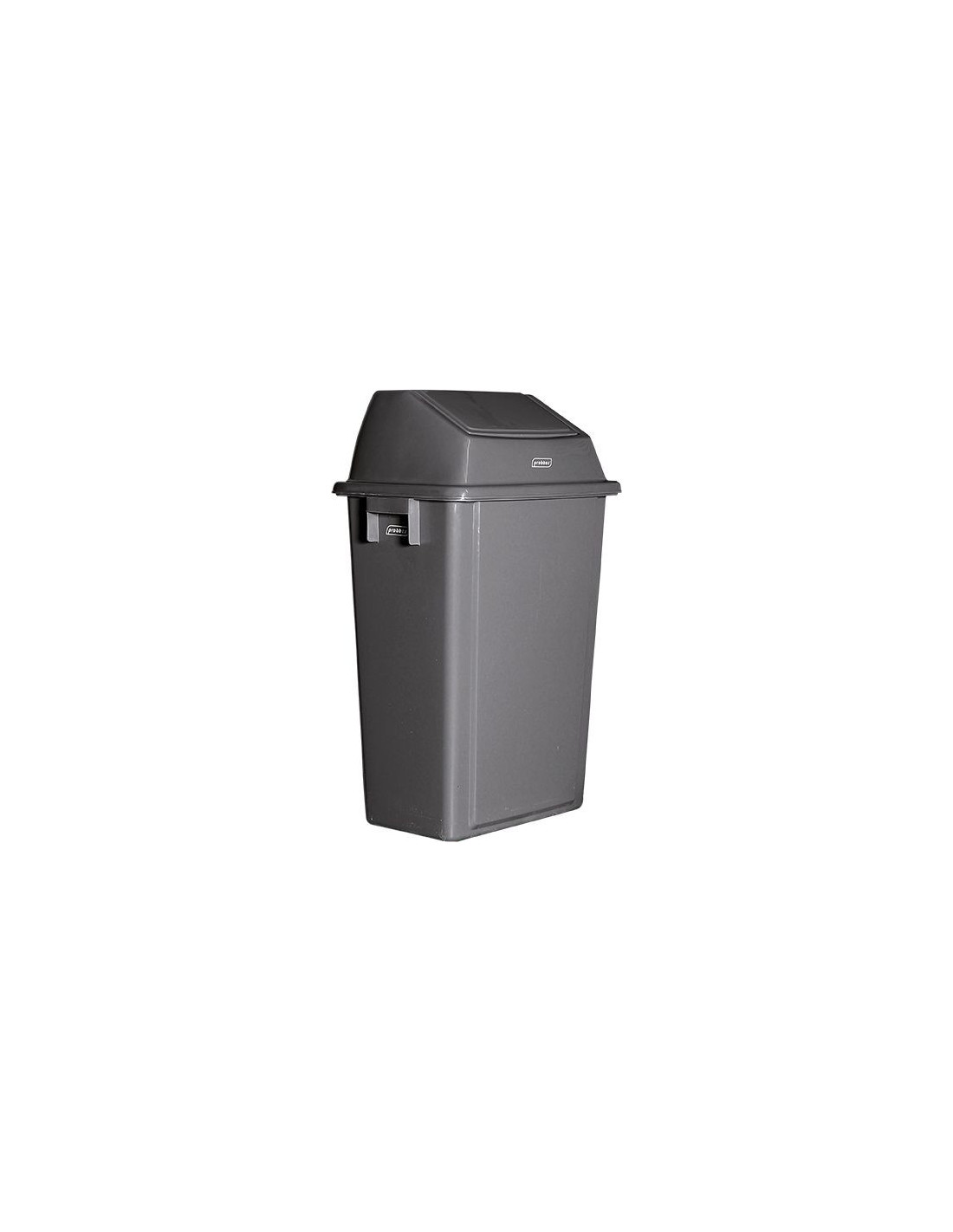 Probbax PB-1280-GRY: Papelera Pared 60 L Tapa Basculante