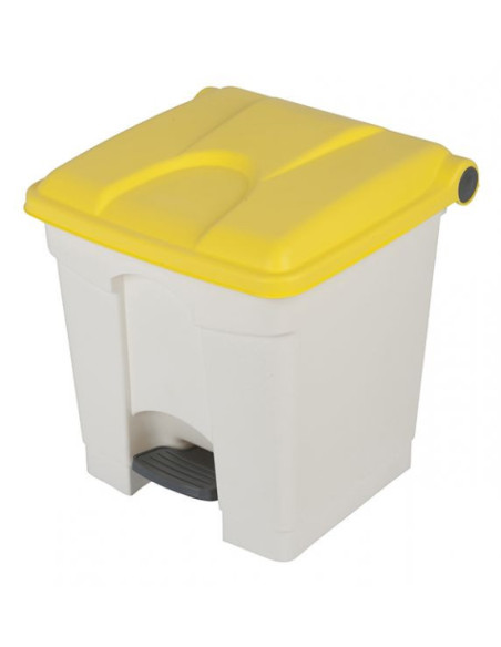 Probbax SO-1230-WYEL: Contenedor con Pedal 30 L