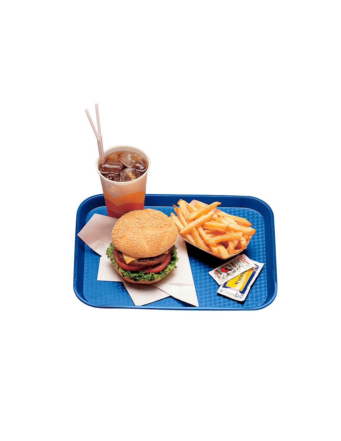 CAMBRO - 1418FF-163 - Bandeja Fast Food - perfil alto - 36 x 46 cm
