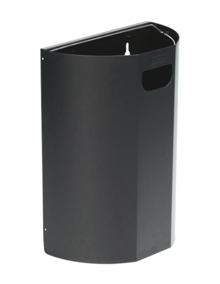 Probbax WM-3021-DGRY: Papelera Pared Media Caña 20 L