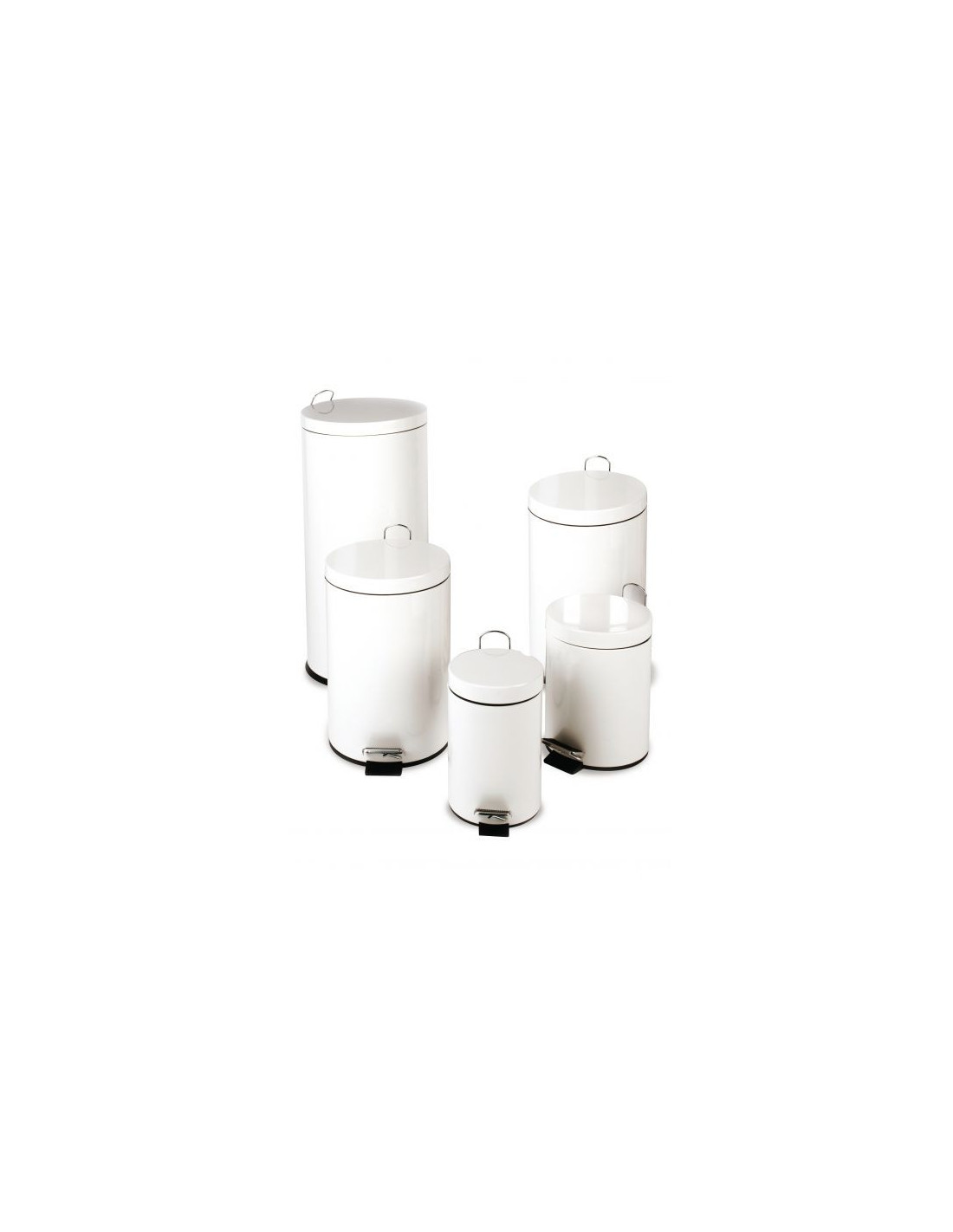 Probbax SO-6030-WHT: Cubo con Pedal 30 L