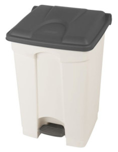 Probbax SO-1245-WGRY: Contenedor con Pedal 45 L