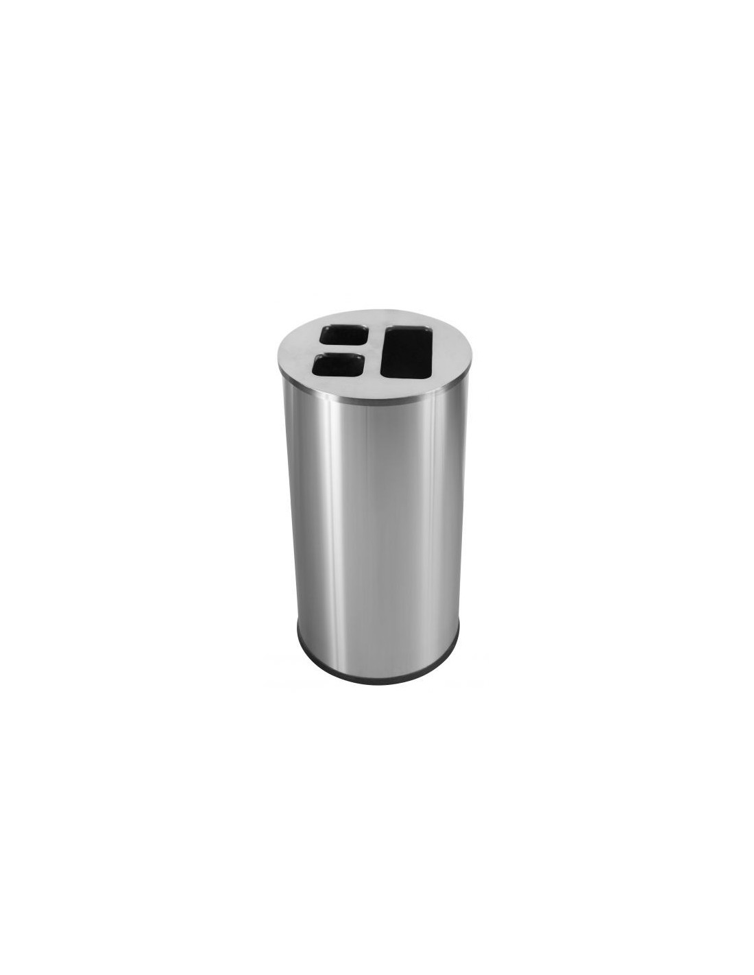 Probbax WB-1271-SSSTL: Papelera de Reciclaje 60 L