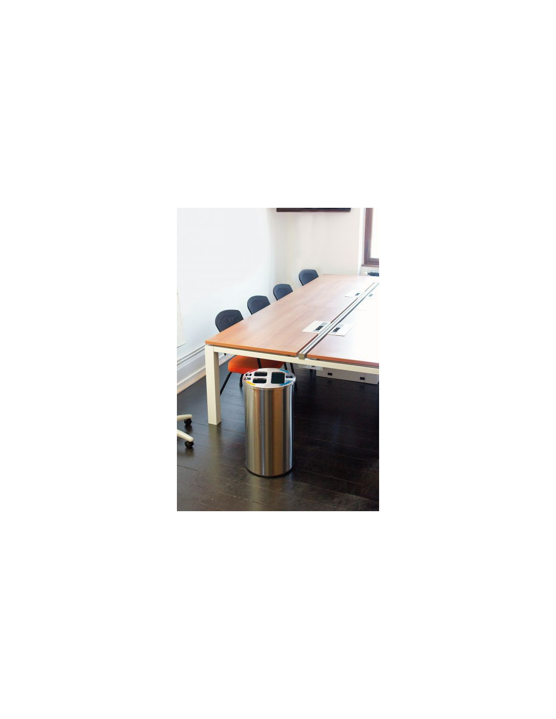 Probbax WB-1271-SSSTL: Papelera de Reciclaje 60 L