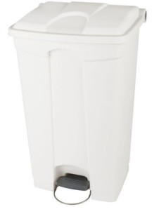 Probbax SO-1290-WHT: Contenedor con Pedal 90 L