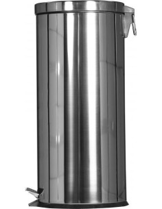 Probbax SO-6030-MSSTL: Cubo con Pedal 30 L