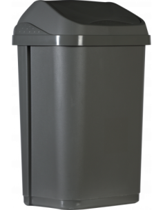 Probbax ST-0225-GRY: Papelera Basculante 25 L Pack 10