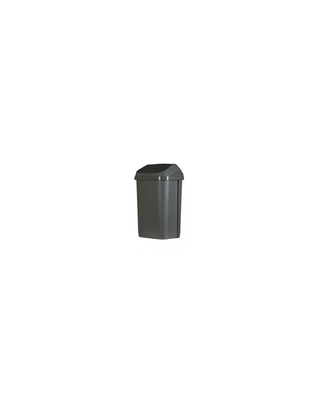 Probbax ST-0225-GRY: Papelera Basculante 25 L Pack 10