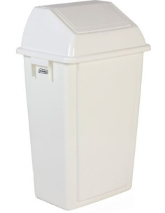 Probbax PB-1280-WHT: Papelera Pared 60 L Tapa Basculante