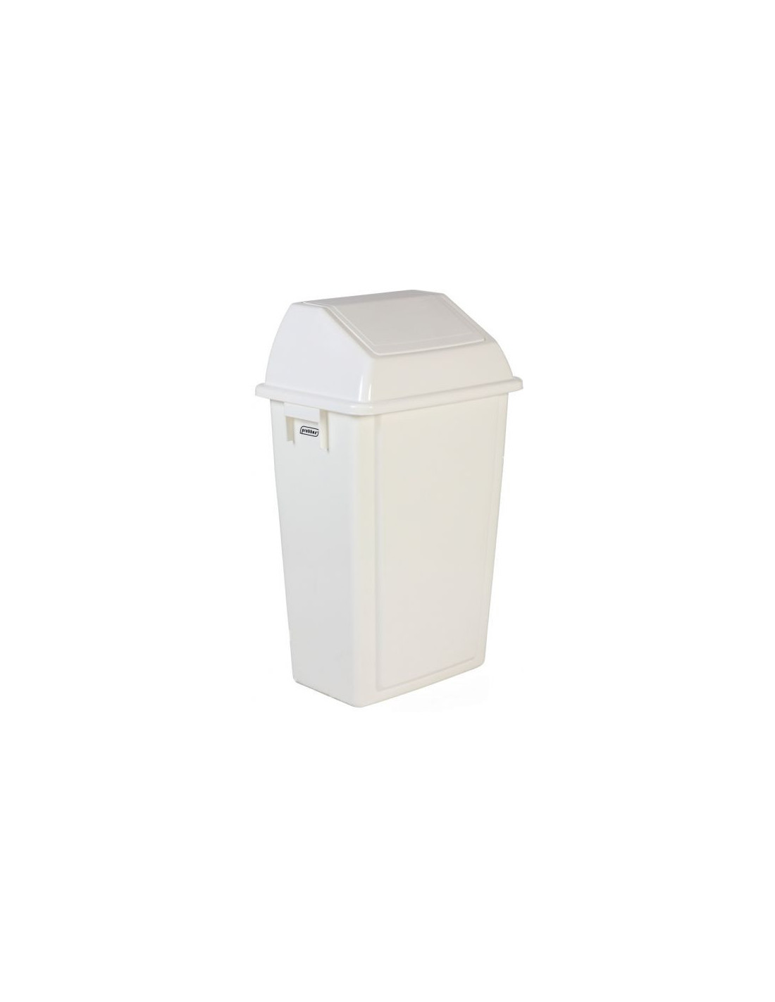 Probbax PB-1280-WHT: Papelera Pared 60 L Tapa Basculante