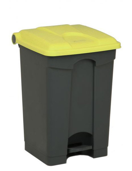 Probbax SO-1245-GYEL: Contenedor con Pedal 45 L
