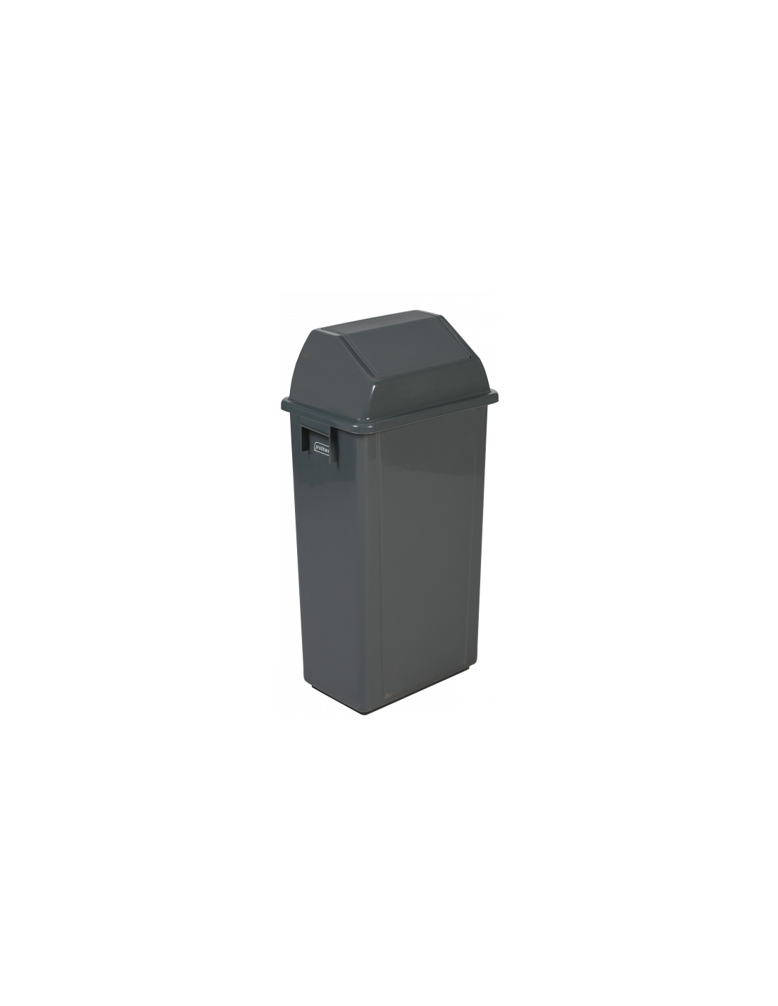 Probbax PB-1290-GRY: Papelera Pared 80 L Tapa Basculante