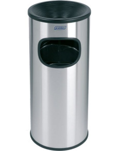 Probbax AT-2030-SSSTL: Papelera con Cenicero 30 L