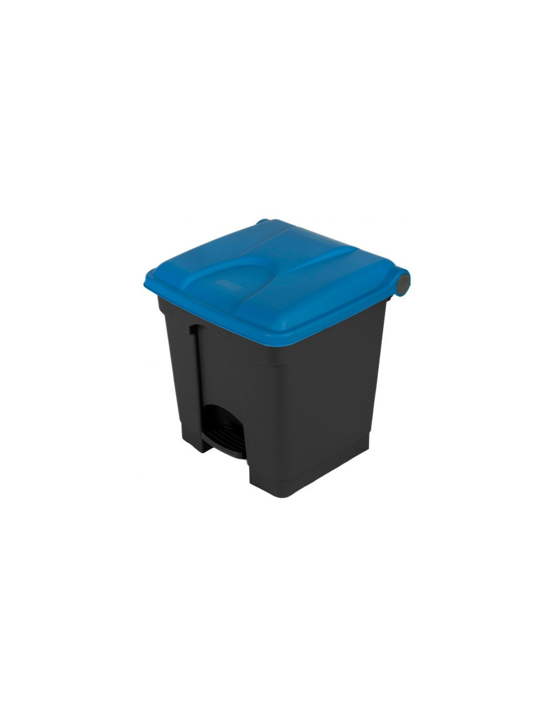 Probbax Contenedor de 30L más del 50% reciclado tapa azul