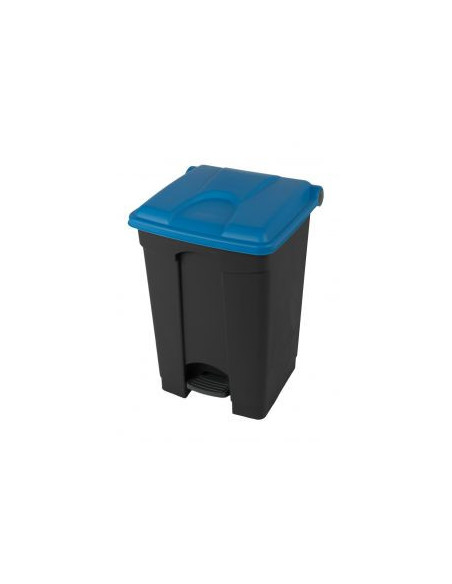 Probbax Contenedor de 30L más del 50% reciclado tapa azul