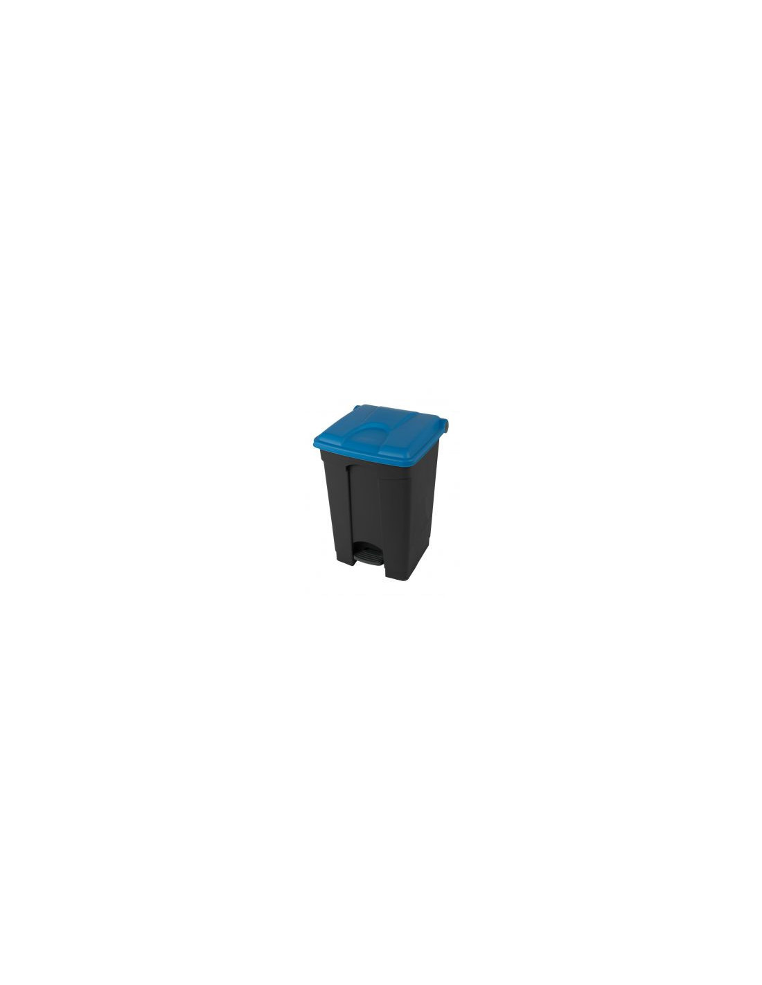Probbax Contenedor de 30L más del 50% reciclado tapa azul