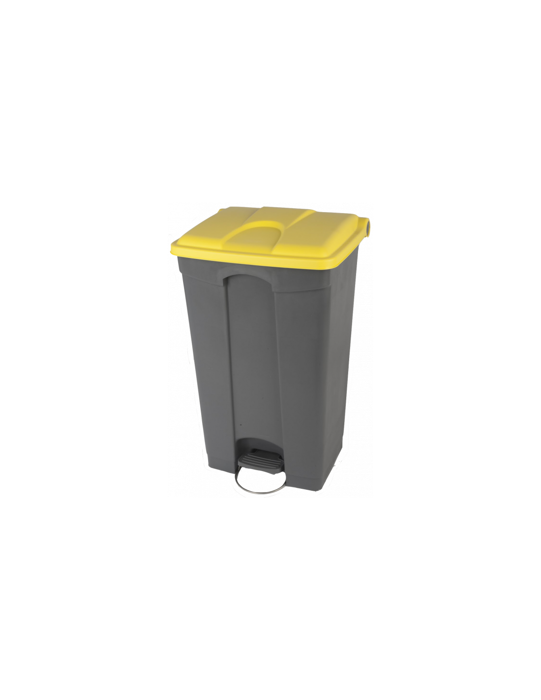 Probbax SO-1290-GYEL: Contenedor con Pedal 90 L