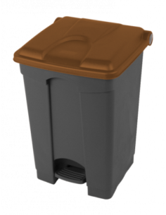 Probbax SO-1245-GBRN: Contenedor con Pedal 45 L