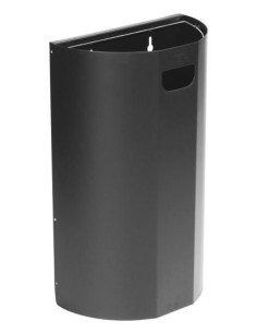 Probbax WM-3041-DGRY: Papelera Pared Media Caña 40 L