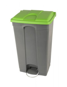 Probbax SO-1290-GGRN: Contenedor con Pedal 90 L