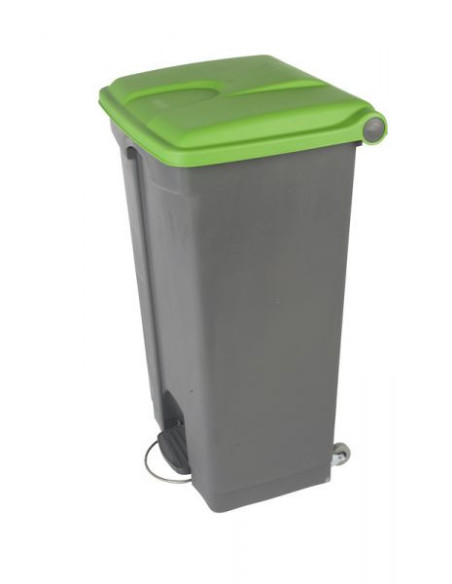 Probbax SO-1290-GGRN: Contenedor con Pedal 90 L