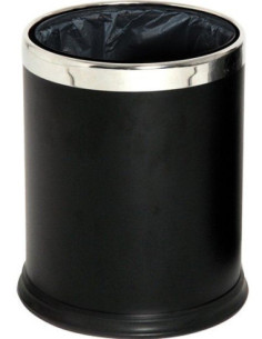 Probbax WB-1051-BLA: Papelera Doble Pared 10 L
