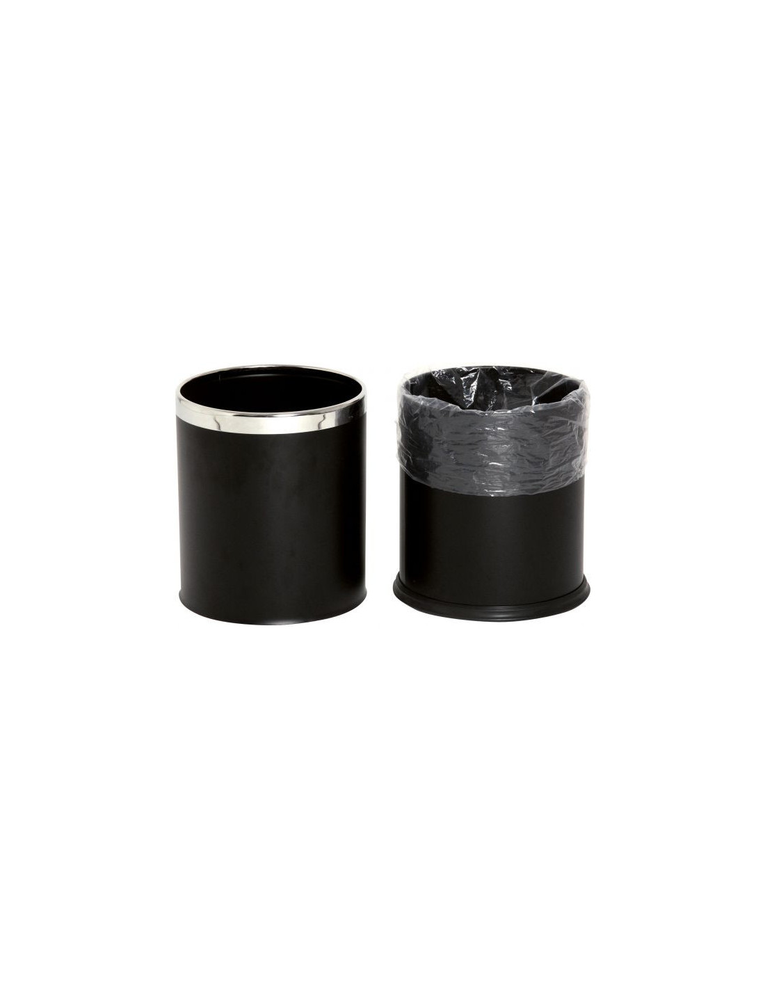 Probbax WB-1051-BLA: Papelera Doble Pared 10 L