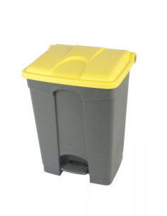 Probbax SO-1270-GYEL: Contenedor con Pedal 70 L