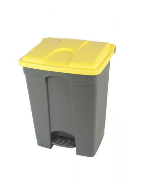 Probbax SO-1270-GYEL: Contenedor con Pedal 70 L