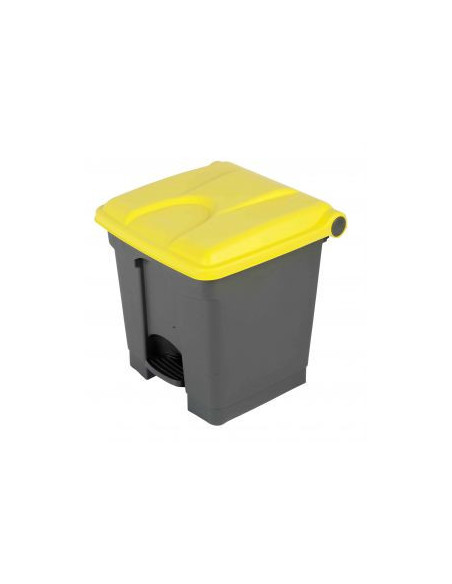 Probbax SO-1270-GYEL: Contenedor con Pedal 70 L